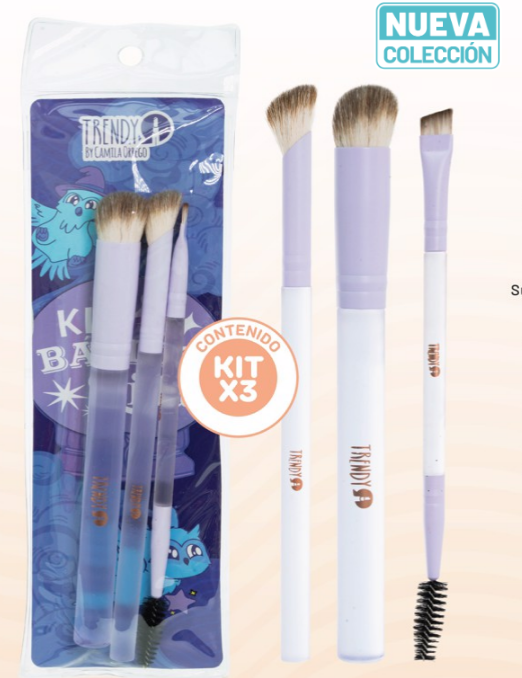 Kit Brochas Básico Lila
