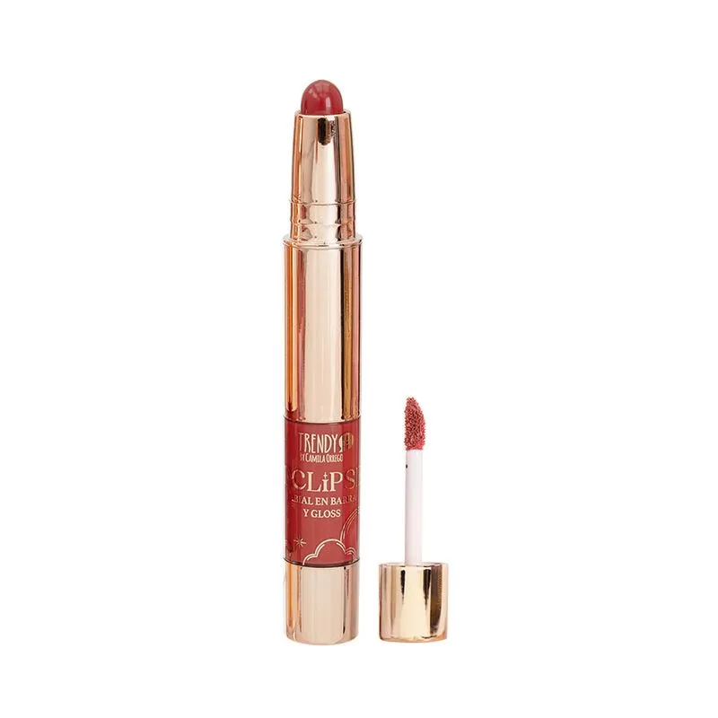Labial Doble Barra Y Gloss Eclipse