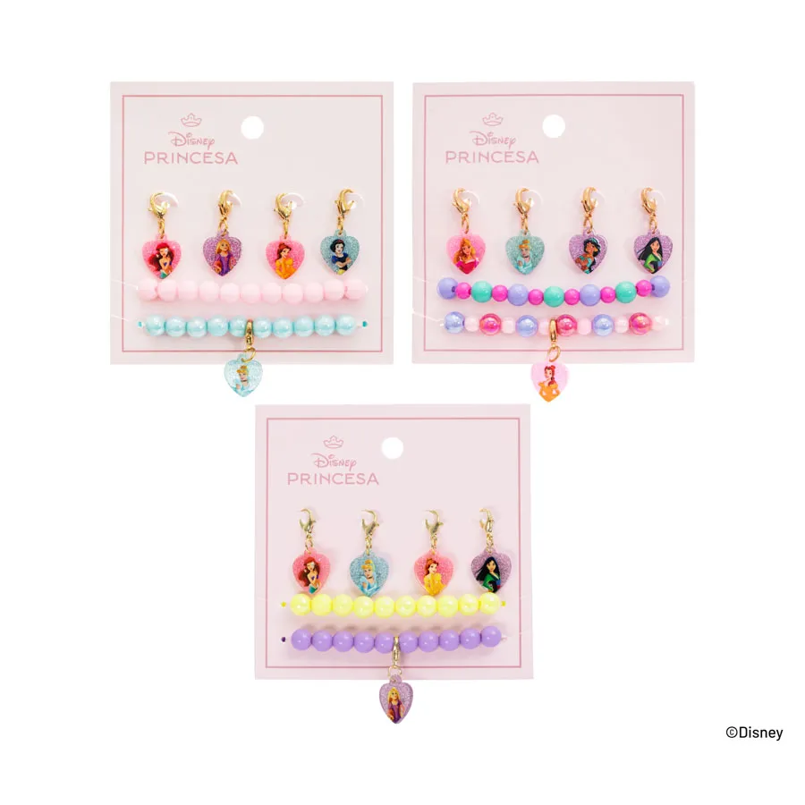 Kit Pulseras Intercambiable Princesas